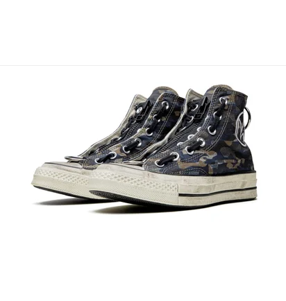 Кеди чоловічі Converse Chuck 70 Hi Camo/Blue 164833C