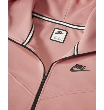 Женская толстовка Nike Sportswear Tech Fleece Windrunner WomenS Full-Zip Hoodie Pink FB8338-618