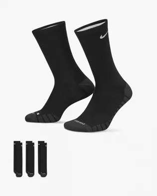 Носки унисекс Nike U Dry Cush Crew (3 пары) Black SX5547-010