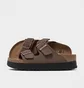 Тапочки унісекс BIRKENSTOCK Arizona Flex Birko-Flor Platform Sandals Brown 1027417