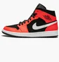 Кроссовки мужские Air Jordan 1 Mid Black/Orange 554724-061