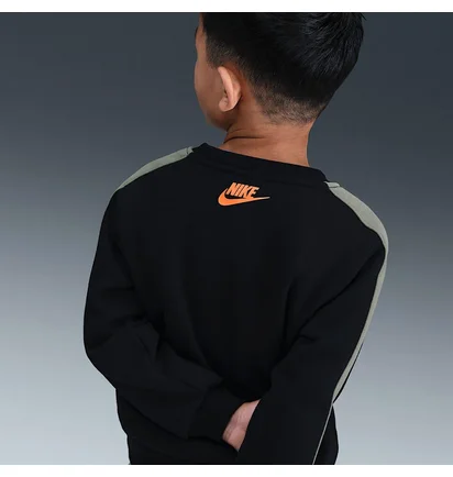 Спортивний костюм дитячий Nike Fleece Tracksuit Black/Grey 86N497-023