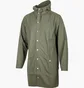 Пальто унісекс Rains Long Jacket Green 1202-OLIVE