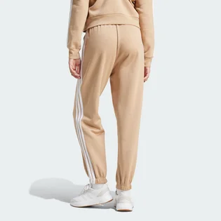 Штаны женские Adidas Essentials 3-Stripes Fleece Loose-Fit Beige JX7699