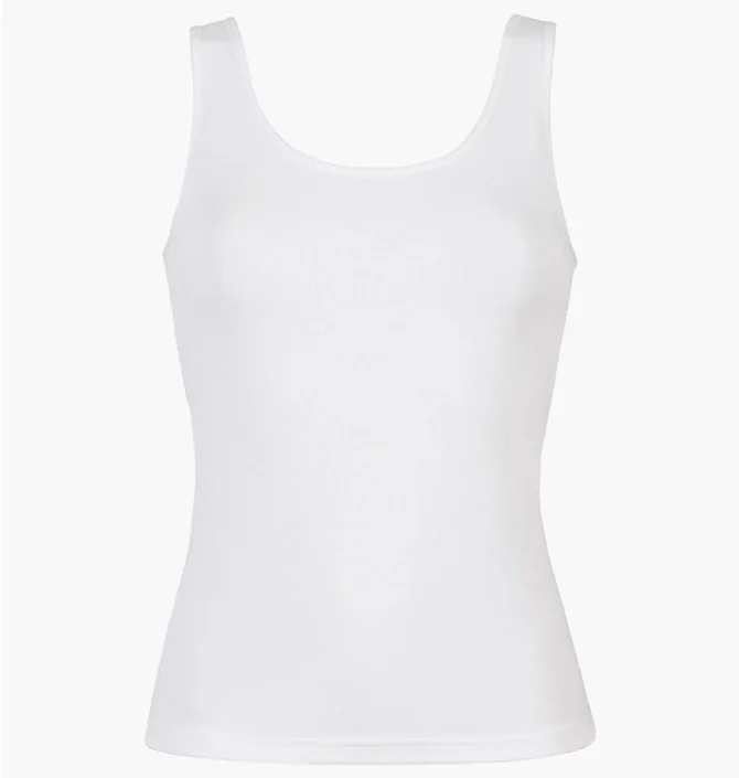 Майка женская Kappa Canotta Spalla Larga White K2401-BIANCO