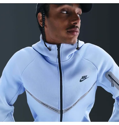 Толстовка чоловіча Nike Tech Fleece Light Blue IM6537-468