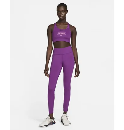 Топ женский Nike Pro Swoosh WomenS Medium-Support Non-Padded Graphic Sports Bra Violet DQ5252-503