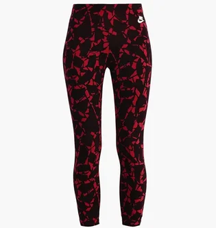 Легінси жіночі Nike Nsw Lggng Crop Iceburg Black/Red 803987-620