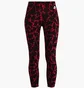 Леггинсы женские Nike Nsw Lggng Crop Iceburg Black/Red 803987-620