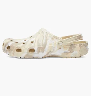 Тапочки мужские Crocs Classic Marbled Clog Beige 206867-2Y3