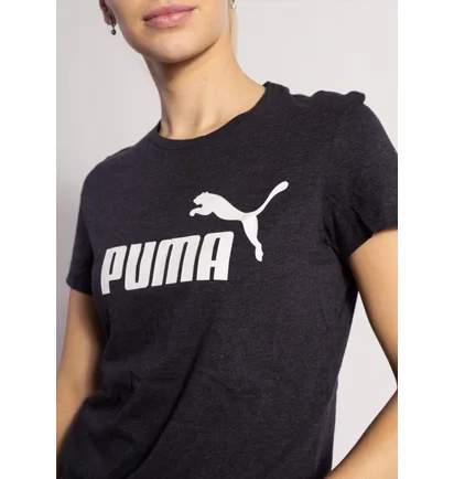 Футболка женская Puma Ess Logo Tee Black 586774-07