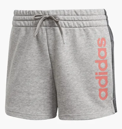 Шорты женские Adidas Essentials Linear Logo Grey DU0673