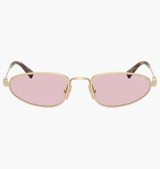 Сонцезахисні окуляри жіночі MIU MIU Pink/Gold A52S-ZVN4I0-52