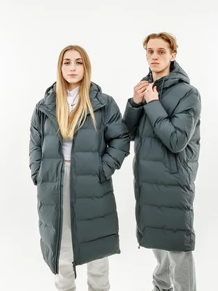 Парка унисекс Rains Jackets Blue 1507-SLATE