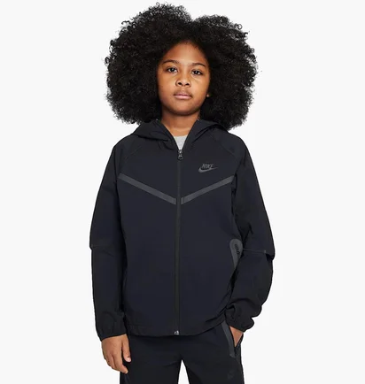 Толстовка детская Nike Sportswear Tech Fleece Black HQ8911-010