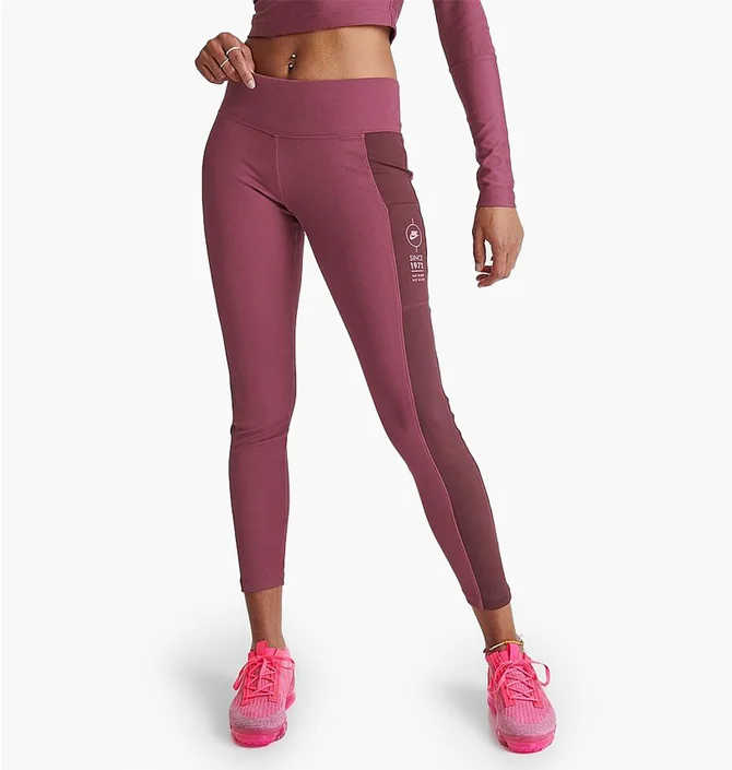 Леггинсы женские Nike Ribbed Sports Utility Leggings Bordo Fd4237-653
