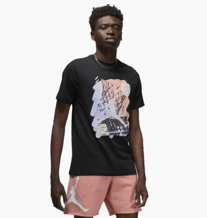 Футболка чоловіча Air Jordan Brand Graphic Black Dm1422-010
