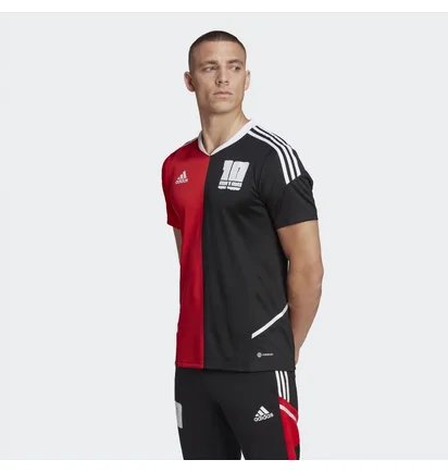 Футболка чоловіча Adidas Messi Jersey Black/Red Hi3790