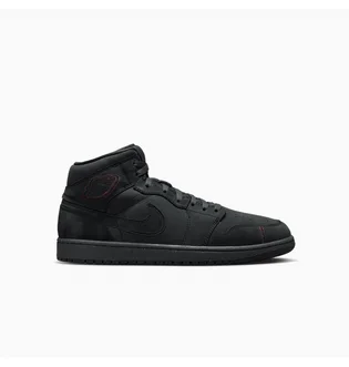 Кросівки чоловічі Air Jordan 1 Mid Se Craft Monochrome Black FD8634-001
