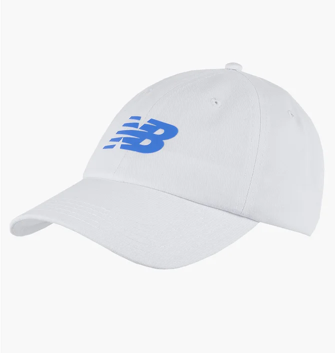 Кепка унисекс New Balance 6 Panel Curved Brim Snap Back V2.0 White Lah13010Wt