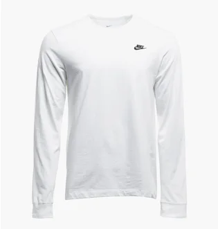Лонгслів чоловічий Nike Club Ls Tee White AR5193-100