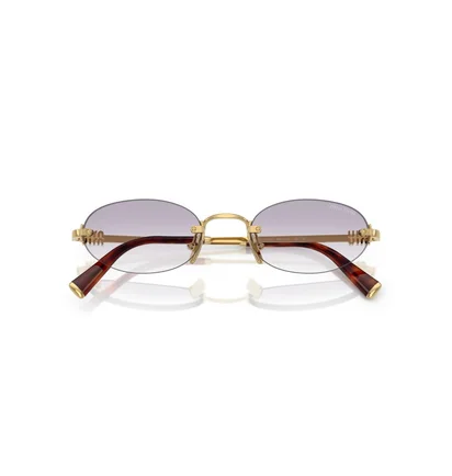 Солнцезащитные очки женские Miu Miu Logo Mu A54S Grey A54S-5AK04O-51