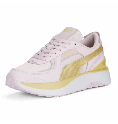 Кроссовки женские Puma Cruise Rider Nu Satin Lace Up Sneakers Pink 389923-01