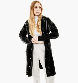 Пальто унісекс Rains Jackets Black 1206-VELVETBLACK