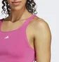 Майка жіноча Adidas Train Icons 3-Stripes Tank Top Pink HS2385