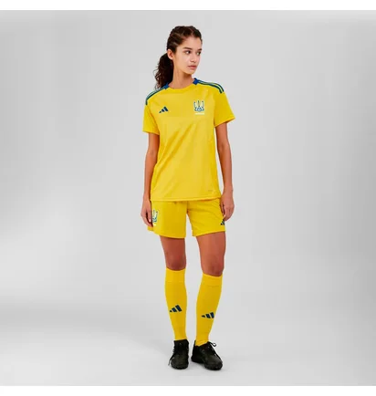Шорти жіночі Adidas Ukraine 24 Performance Yellow IP2180