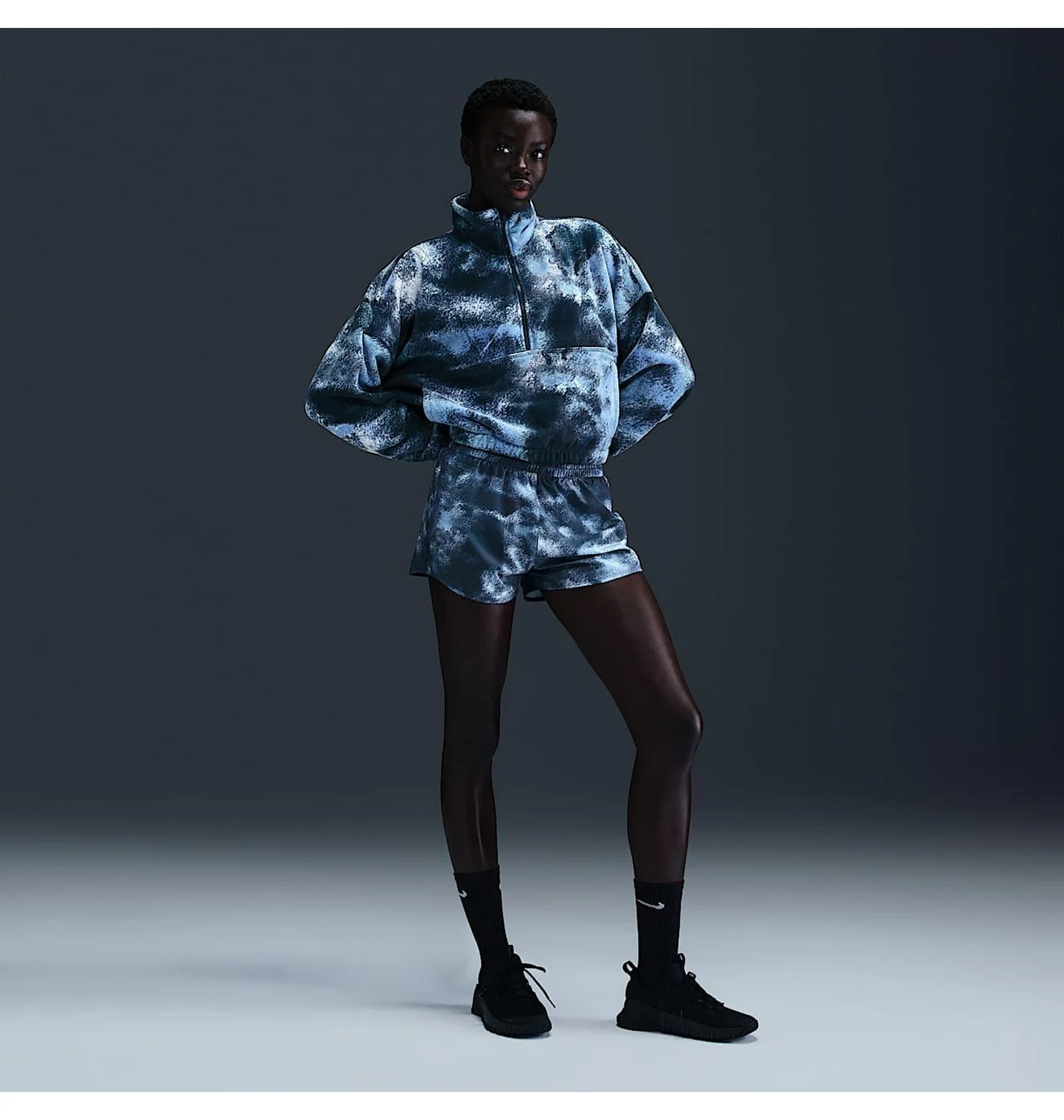 ᐉ Кофта жіноча Nike One Therma-Fit Oversized 1/2-Zip Fleece