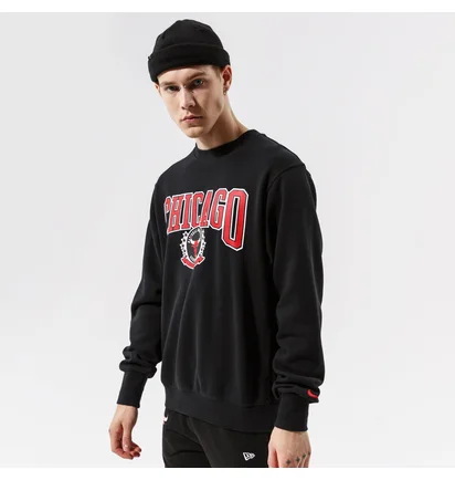 Свитшот мужской Nike Chi M Nk Flc Crew Cts 75 Nba Black DJ2797-010