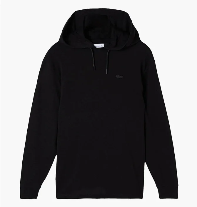 Худи унисекс Lacoste Regular Fit Black PF240202S