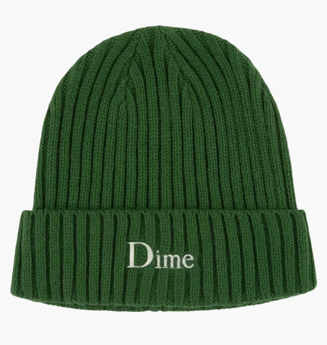Шапка унисекс Dime Classic Fold Beanie Green DIMEHO2347IVY