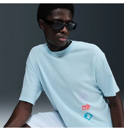 Футболка мужская Nike U Nsw Tee M90 Oc Brandrif Lbr Light Blue HJ0762-474