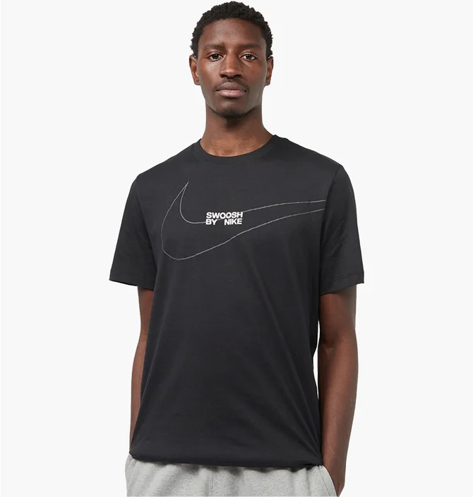 Футболка мужская Nike Swoosh T-Shirt Black FQ3785-010