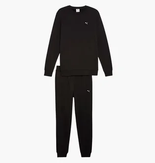 Спортивный костюм мужской Puma Ess Elevated Crew Fleece Black 688178-01