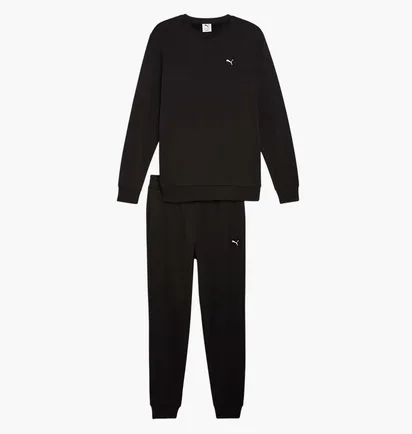 Спортивный костюм мужской Puma Ess Elevated Crew Fleece Black 688178-01