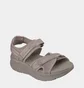 Сандалі жіночі Skechers Sport Comfort DLux Walker Beige 163585-TPE