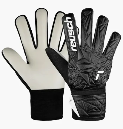 Перчатки вратарские детские Reusch Attrakt Starter Solid Black 56-72-514-7700