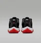 Кроссовки мужские Air Jordan 11 Retro Low Bred 2025 Black FV5104-006