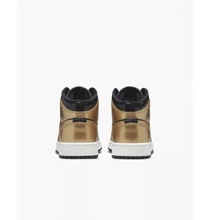 Кросівки дитячі Air Jordan Retro 1 Mid Se Casual Shoes Metallic/Black Dr6967-071