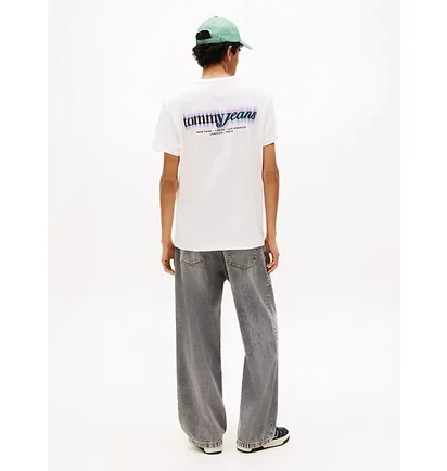 Футболка чоловіча Tommy Jeans Back Graphic White DM0DM21982-YBH