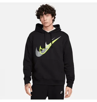 Худи мужское Nike Sportswear Fleece Hoodie Black FZ0201-010