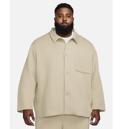 Пальто чоловіче Nike Sportswear Tech Fleece Reimagined Oversized Shacket Brown FB8167-247