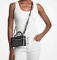 Сумка жіноча Michael Kors Jana Extra-Small Crocodile Embossed Leather Crossbody Bag Black 32F5SQ1C0E-BLACK-126285