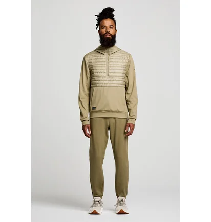 Анорак чоловічий Saucony Solstice Oysterpuff Hoody Olive 800351-CF