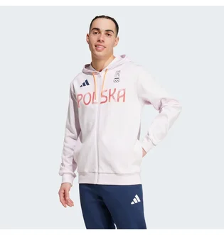 Толстовка мужская Adidas Poland Full-Zip Beige JF6684