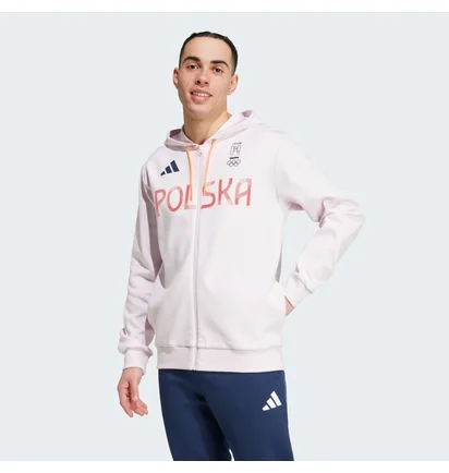 Толстовка мужская Adidas Poland Full-Zip Beige JF6684