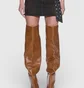 Спідниця жіноча Ksubi Micro Mini Belted Greased Brown WPS26SK007